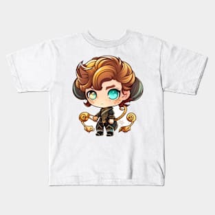 Adorable Aries: Chibi Character Zodiac Collection Kids T-Shirt